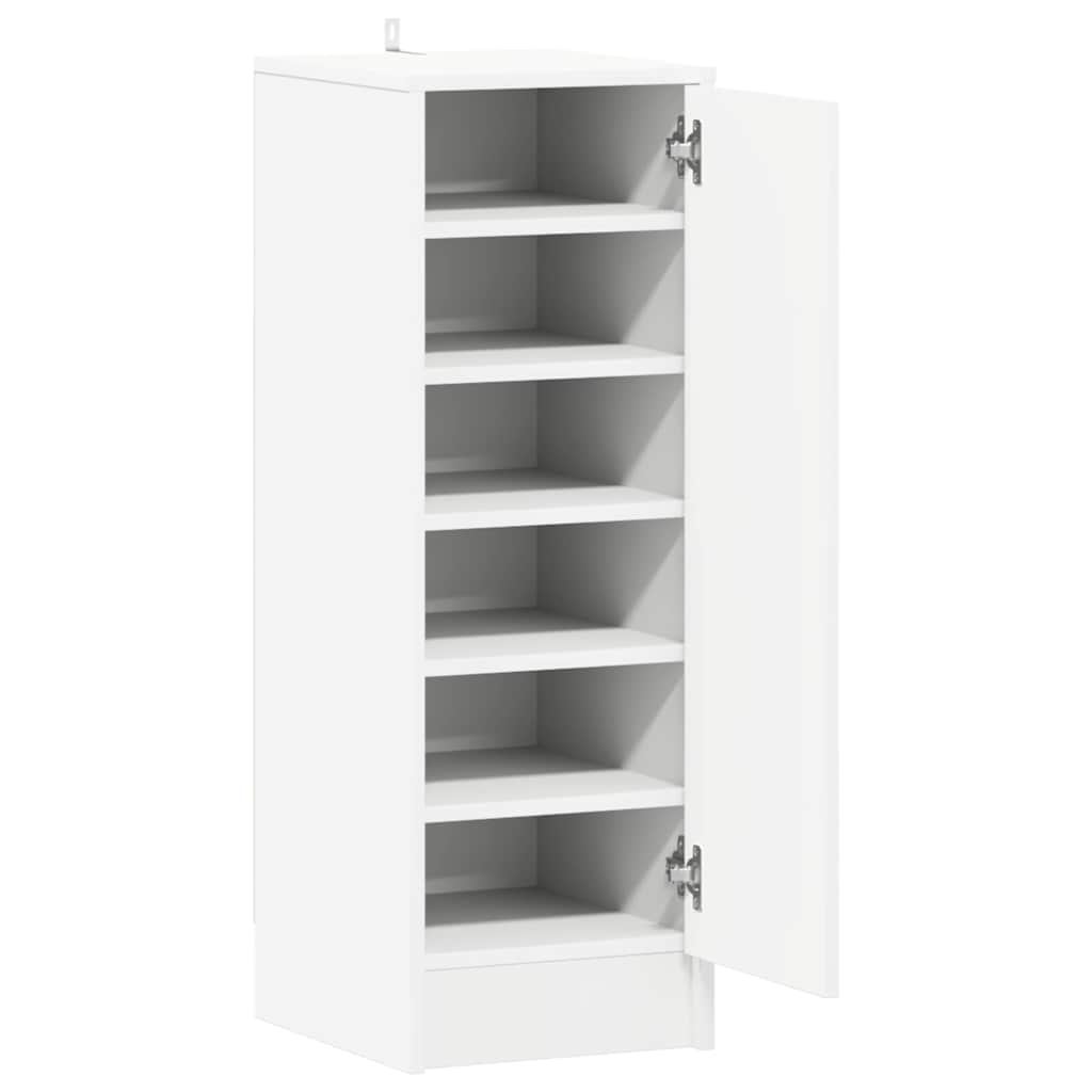 Schuhschrank Weiß 32x35x92 cm Holzwerkstoff