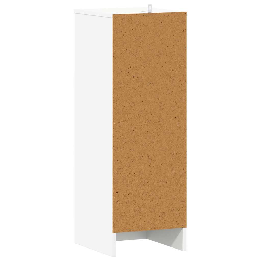 Schuhschrank Weiß 32x35x92 cm Holzwerkstoff