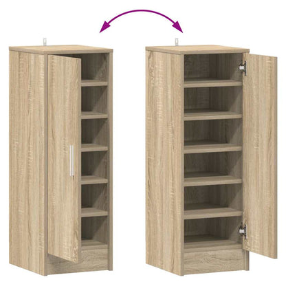 Schuhschrank Sonoma-Eiche 32x35x92 cm Holzwerkstoff