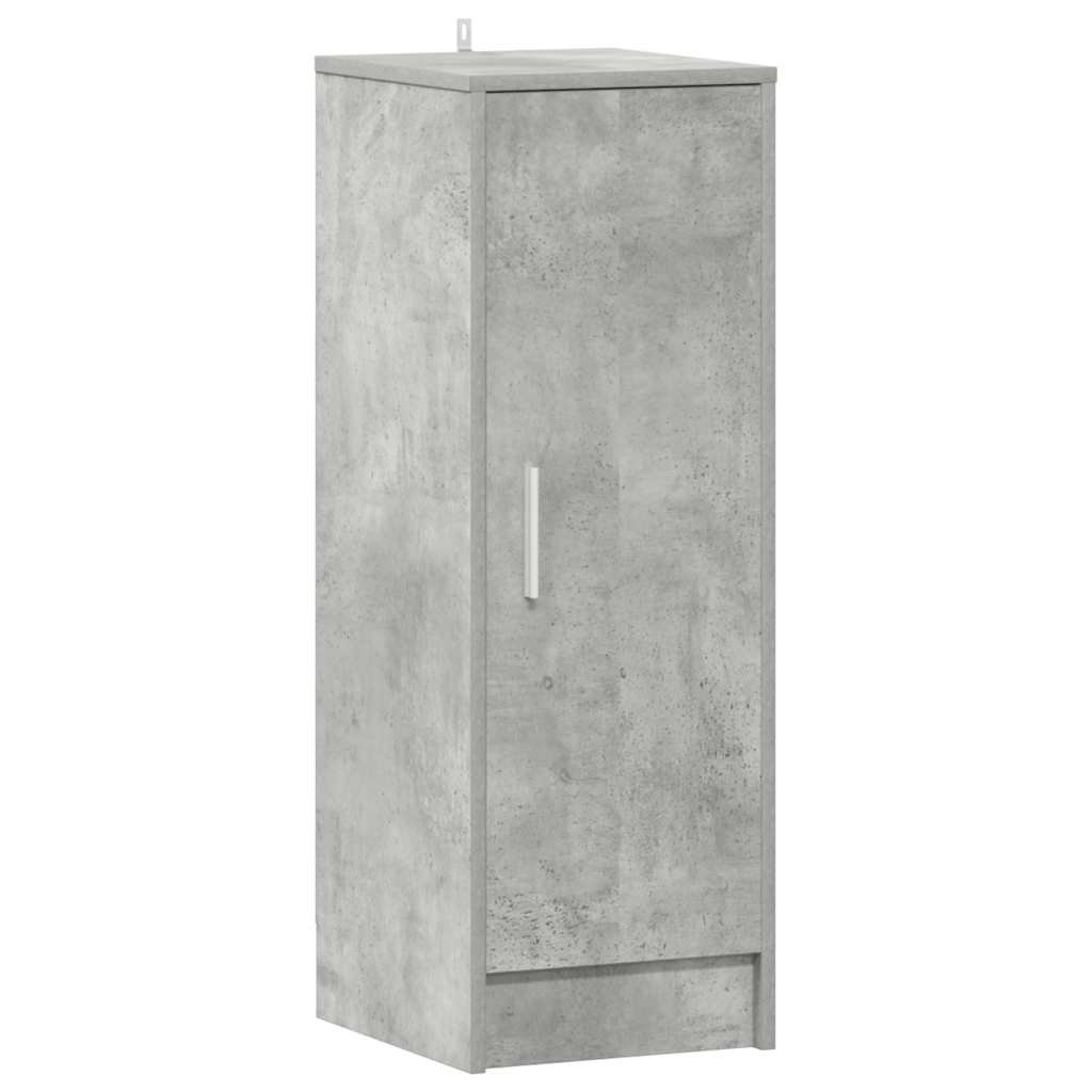 Shoe Cabinet Concrete Grey 32x35x92 cm Wood Material