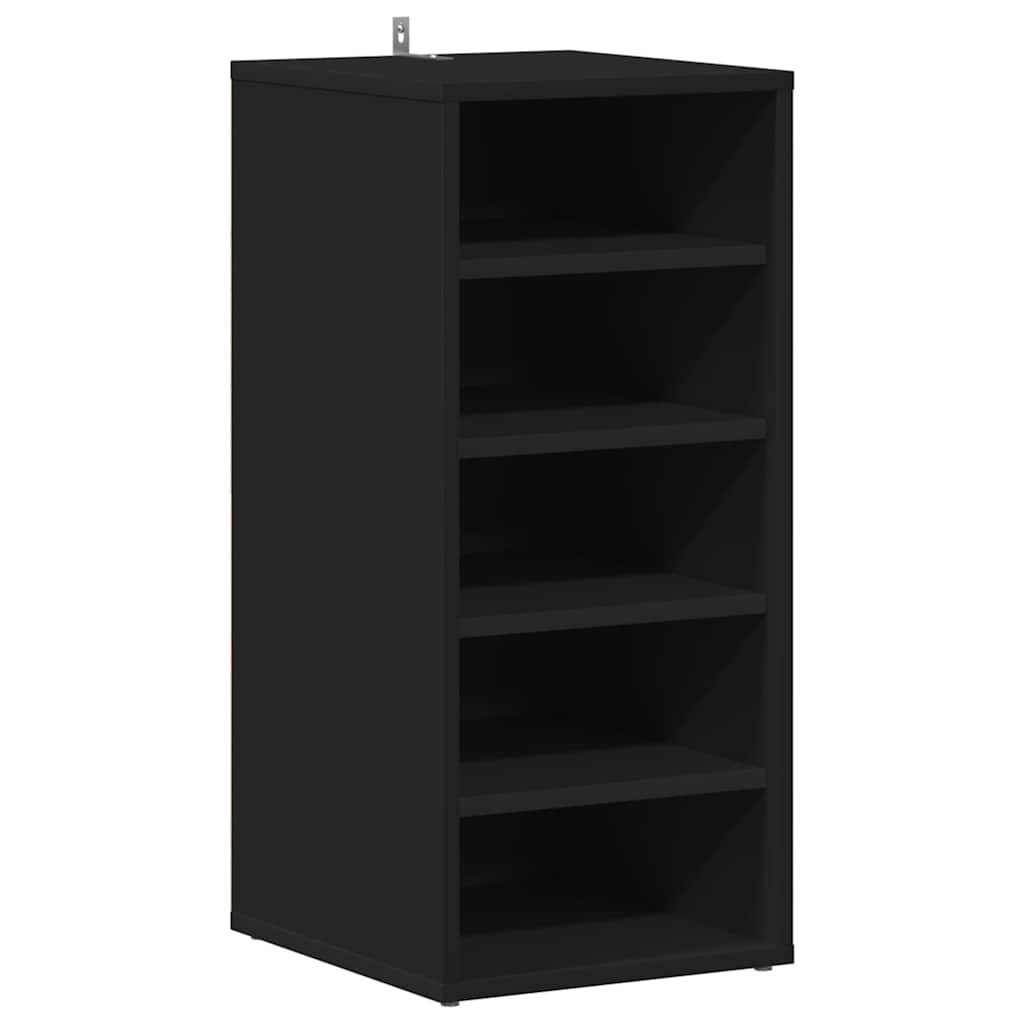 Schuhschrank Schwarz 31,5x35x70 cm Holzwerkstoff
