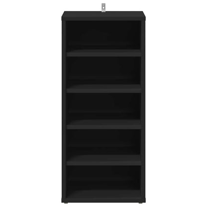 Schuhschrank Schwarz 31,5x35x70 cm Holzwerkstoff