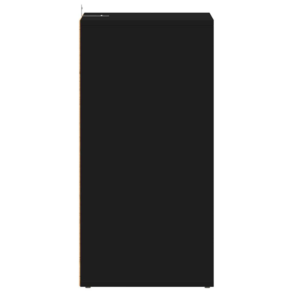 Schuhschrank Schwarz 31,5x35x70 cm Holzwerkstoff