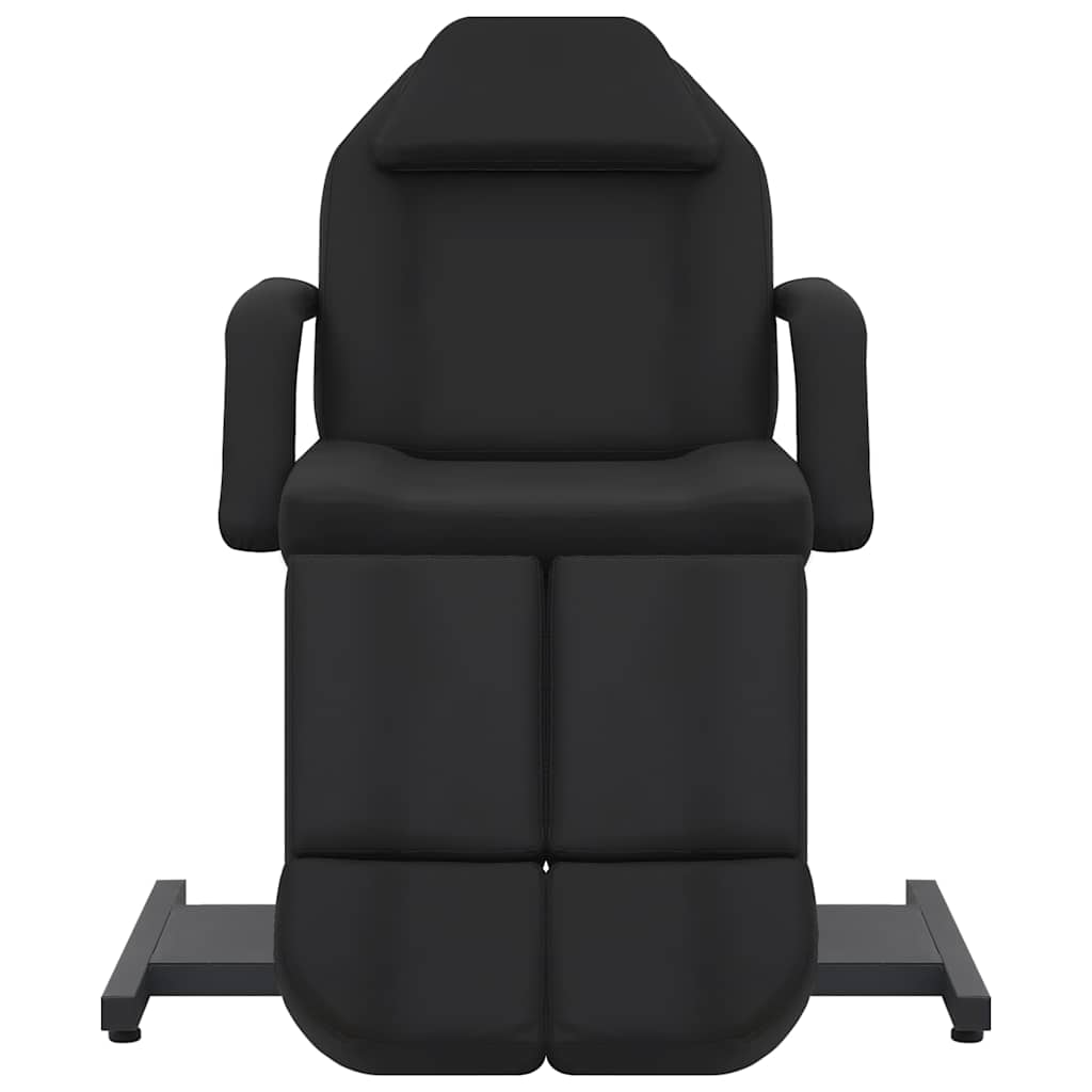 Kosmetikstuhl Kunstleder Schwarz 180x62x78 cm
