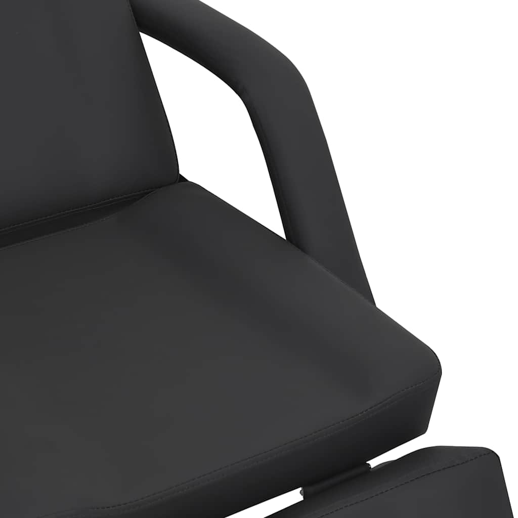 Kosmetikstuhl Kunstleder Schwarz 180x62x78 cm