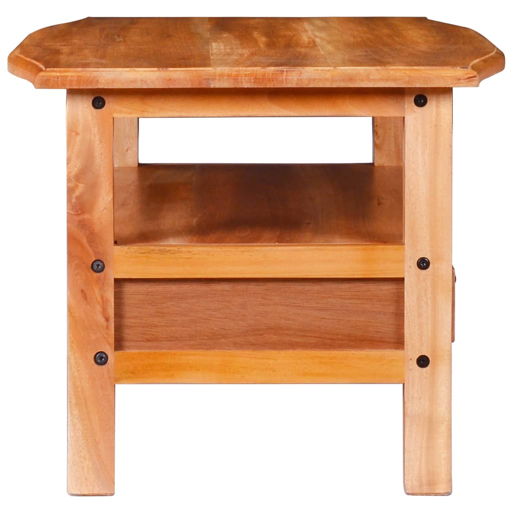 Couchtisch 90x50x40 cm Massivholz Mahagoni