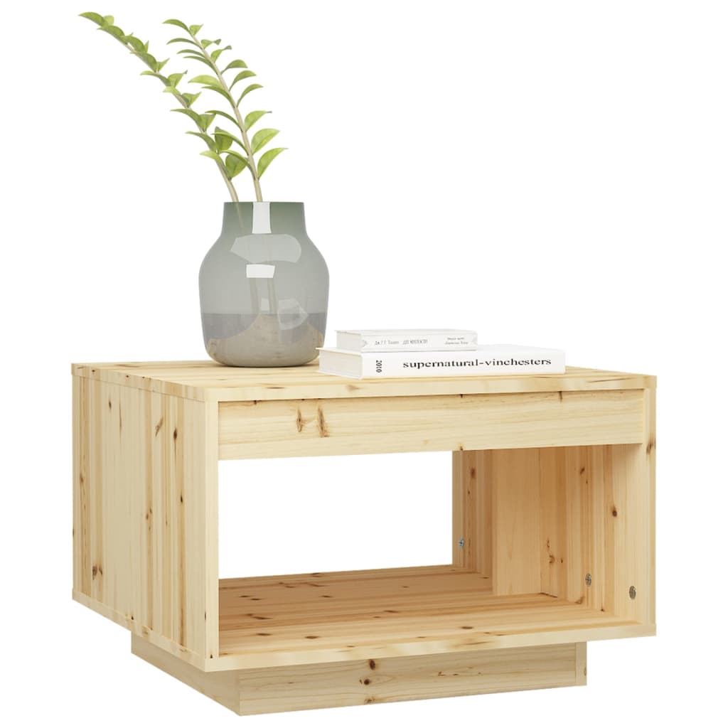 Couchtisch 50x50x33,5 cm Massivholz Tanne