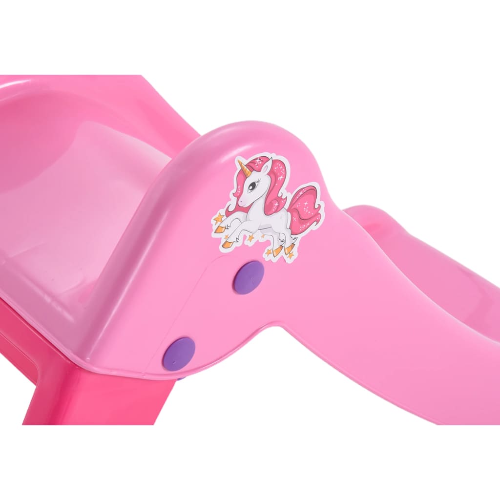 Rutsche für Kinder faltbar Rosa 111 cm