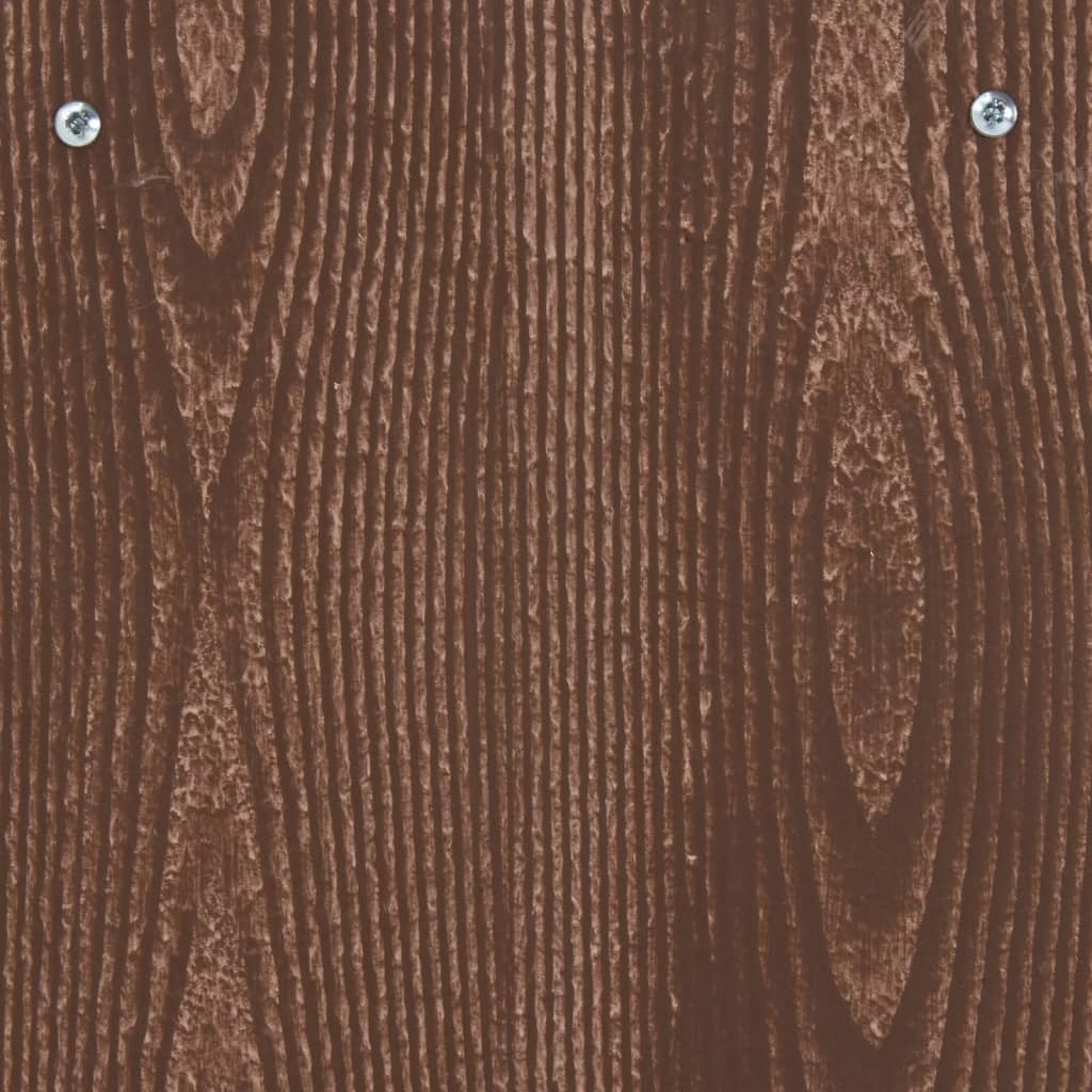 Étagère à chaussures marron 90x24x117 cm en matériau à base de bois