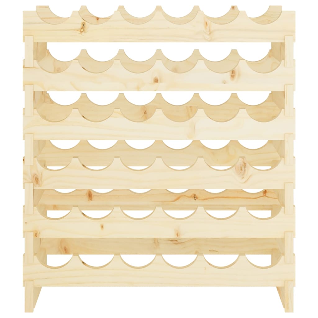 Weinregal 65x29x68 cm Massivholz Kiefer