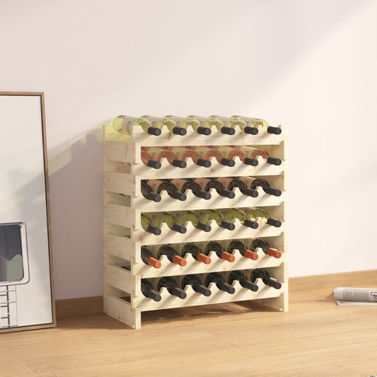 Weinregal 65x29x68 cm Massivholz Kiefer