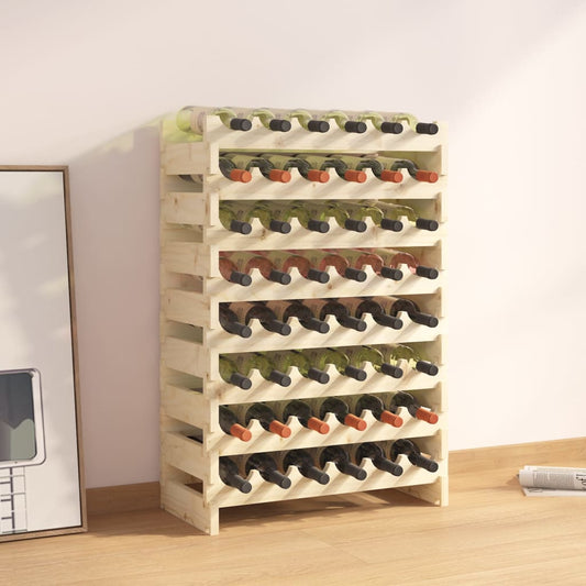 Weinregal 65x29x90 cm Massivholz Kiefer