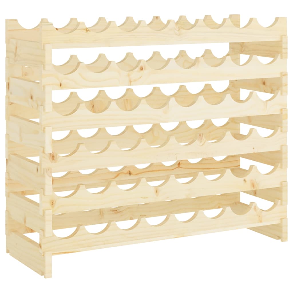 Weinregal 83x29x68 cm Massivholz Kiefer