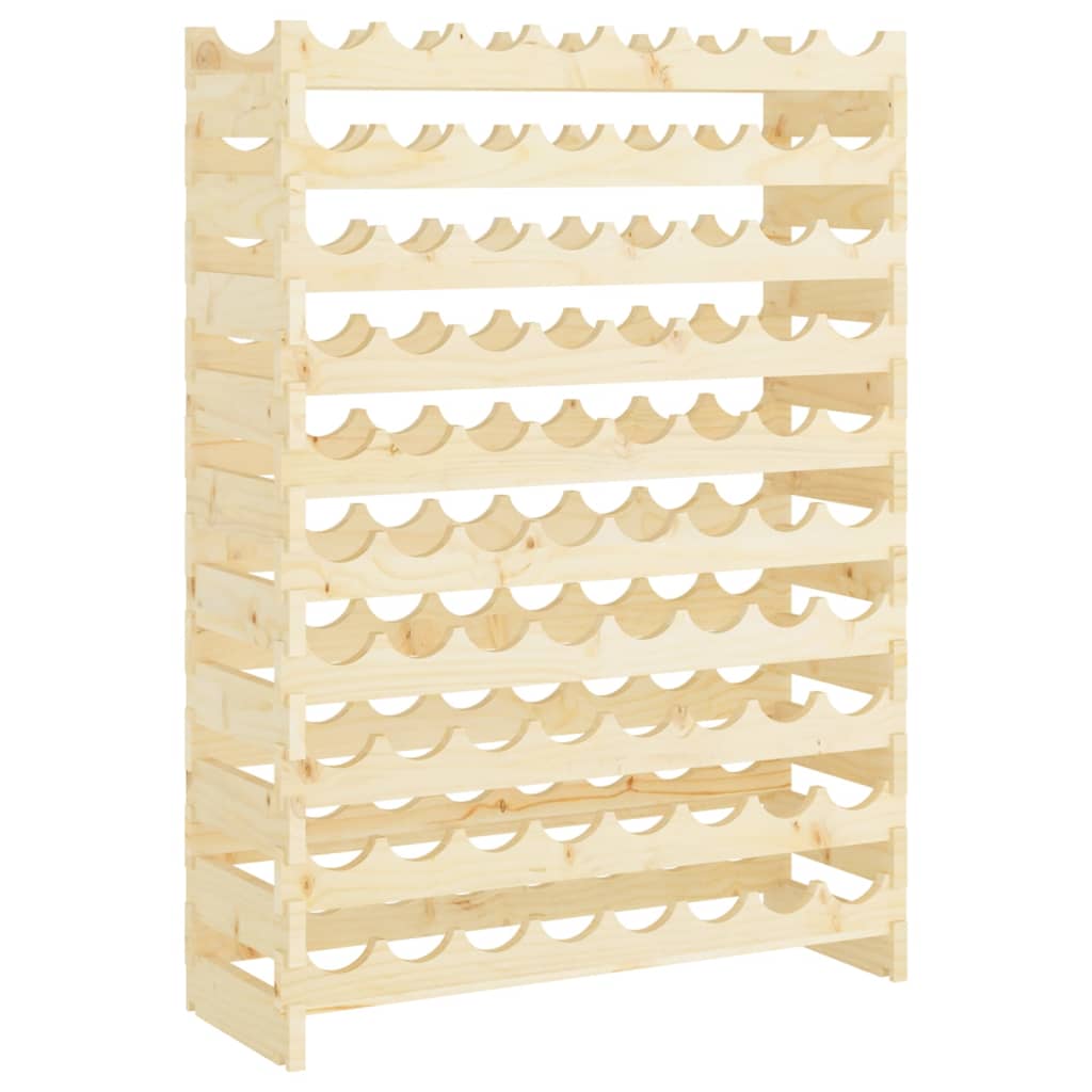 Weinregal 83x29x112 cm Massivholz Kiefer