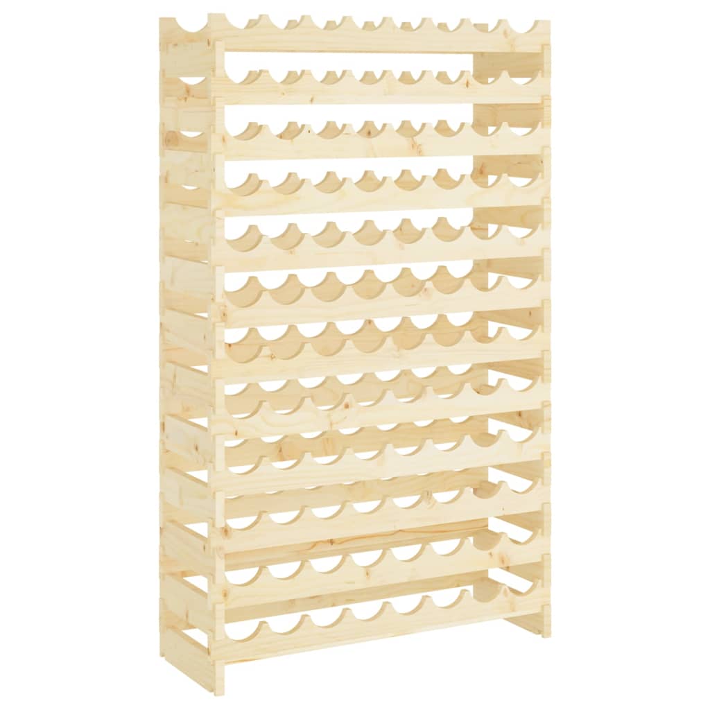 Weinregal 83x29x134 cm Massivholz Kiefer