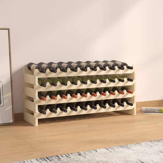 Weinregal 101x29x46 cm Massivholz Kiefer