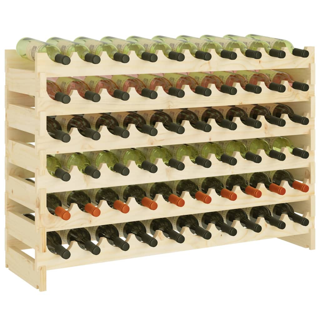 Weinregal 101x29x68 cm Massivholz Kiefer
