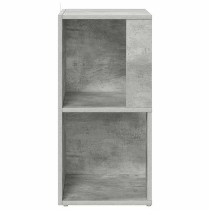 Eckregal Betongrau 33x33x67 cm Holzwerkstoff