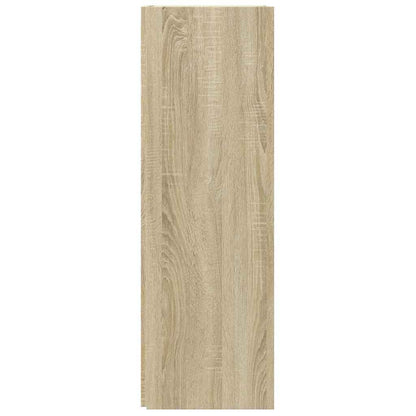 Eckregal Sonoma-Eiche 33x33x100 cm Holzwerkstoff