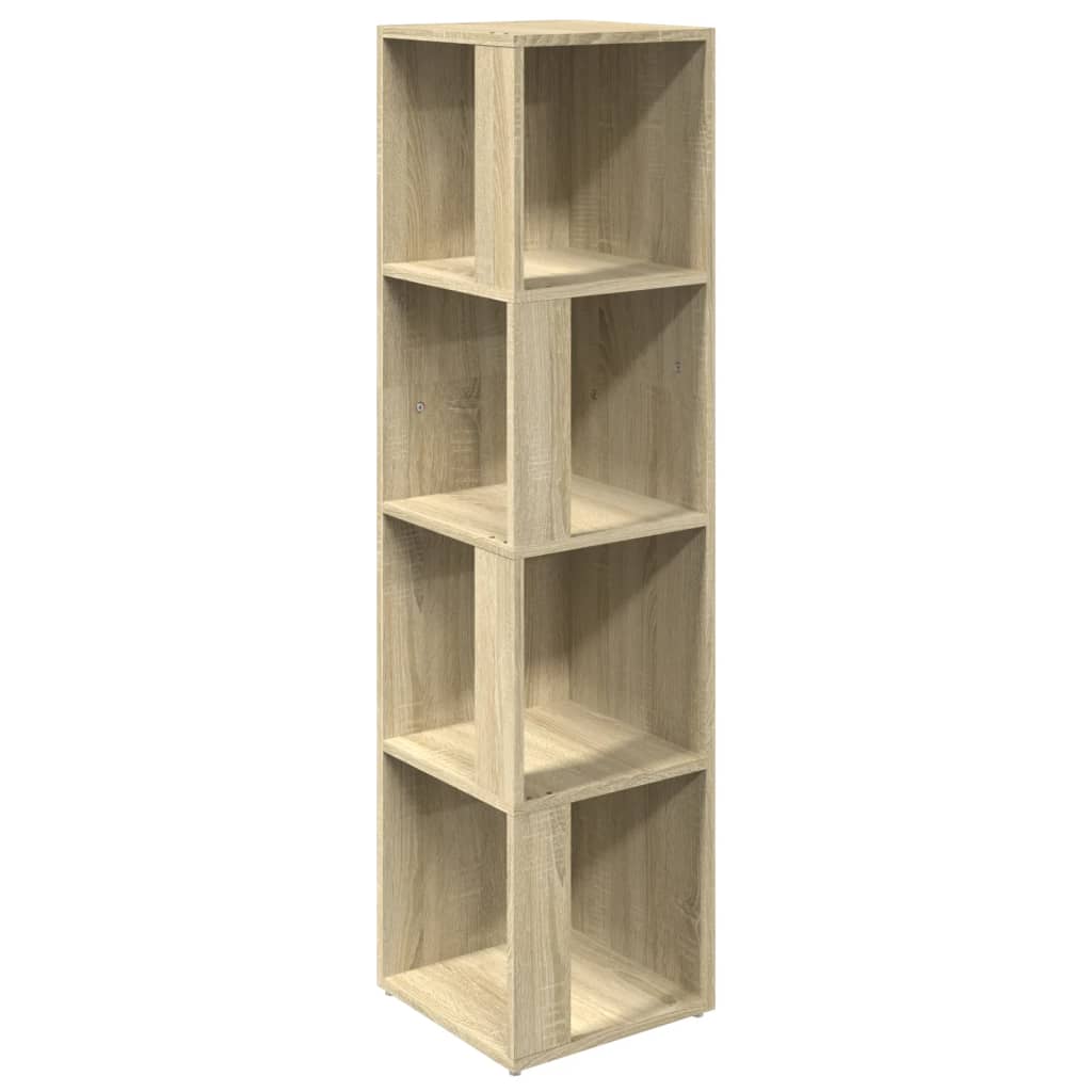 Etagère d'angle chêne Sonoma 33x33x132 cm matériau bois