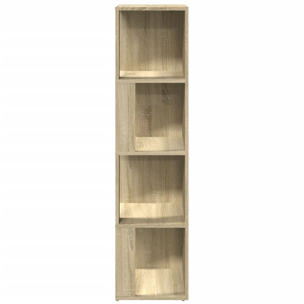 Etagère d'angle chêne Sonoma 33x33x132 cm matériau bois