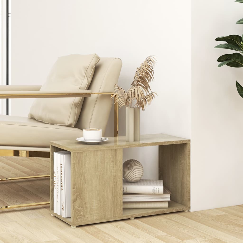 Meuble TV chêne Sonoma 60x24x32 cm matériau bois