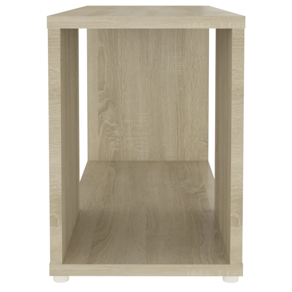 Meuble TV chêne Sonoma 60x24x32 cm matériau bois
