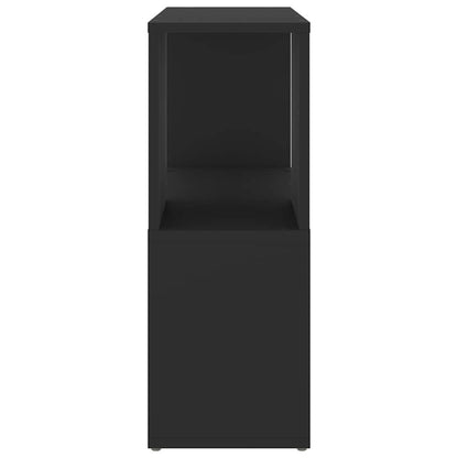 Bücherregal Schwarz 60x24x63 cm Holzwerkstoff
