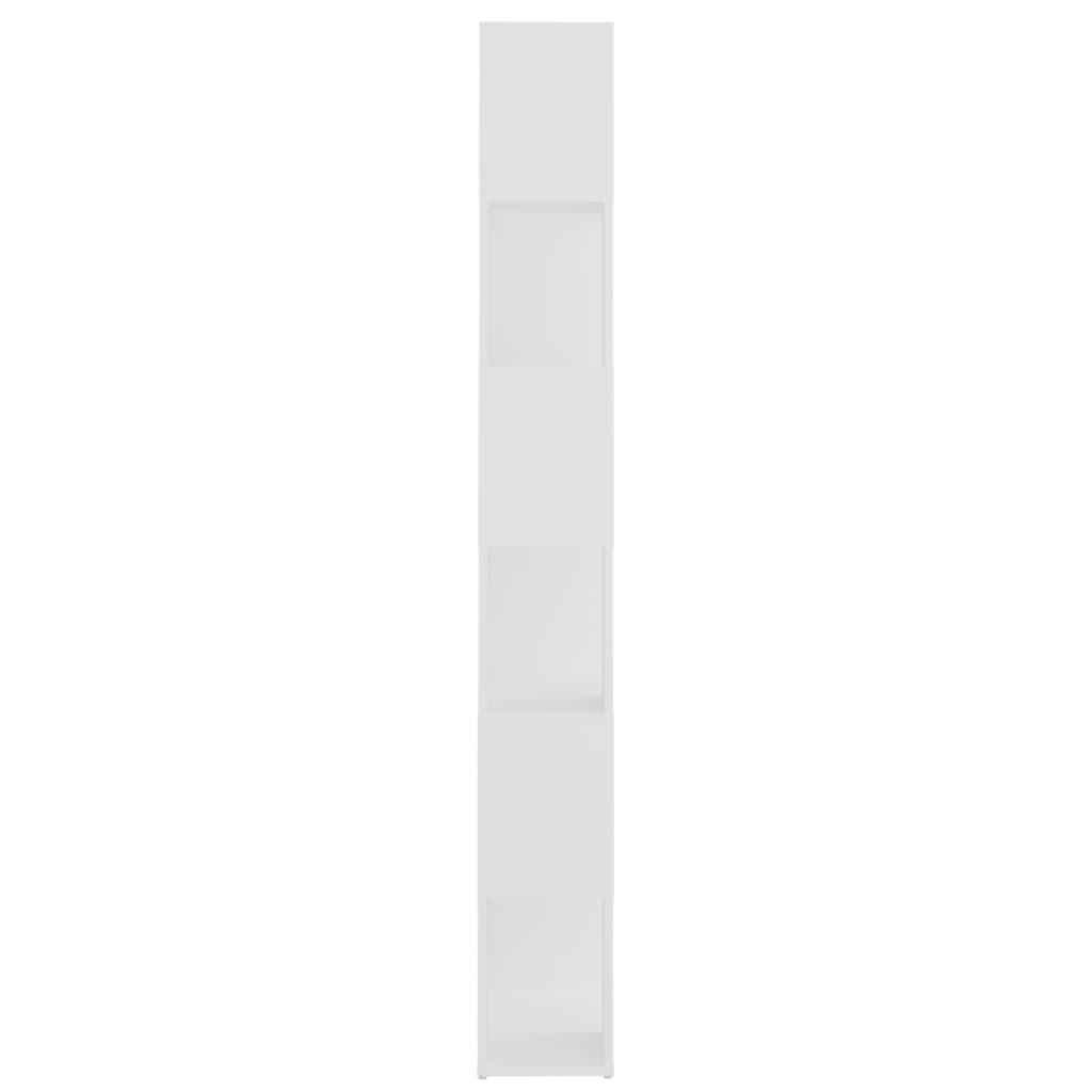 Bookcase Room Divider White 60x24x186 cm