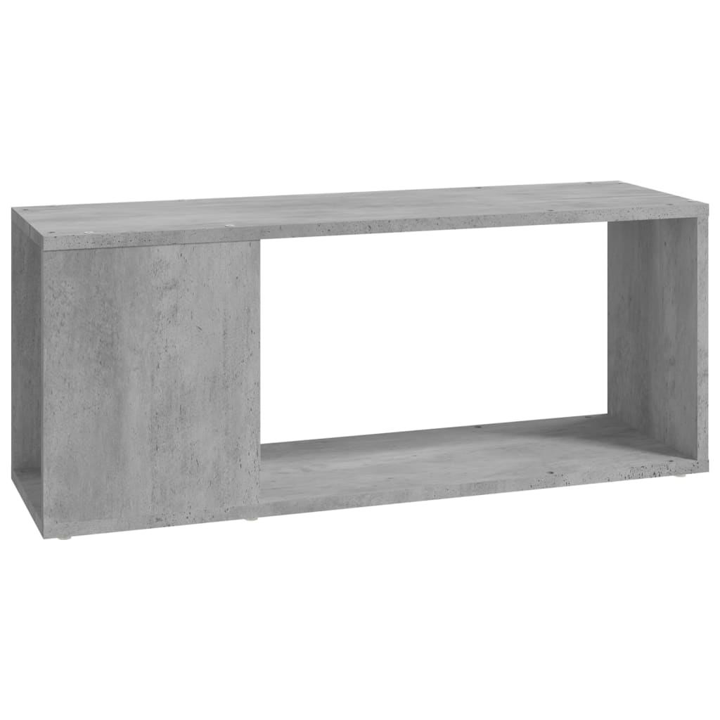 TV-Schrank Betongrau 80x24x32 cm Holzwerkstoff