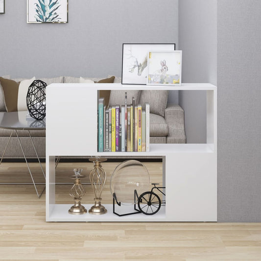 Meuble TV blanc 80x24x63 cm en bois