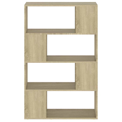 Bücherregal Raumteiler Sonoma-Eiche 80x24x124,5cm Holzwerkstoff