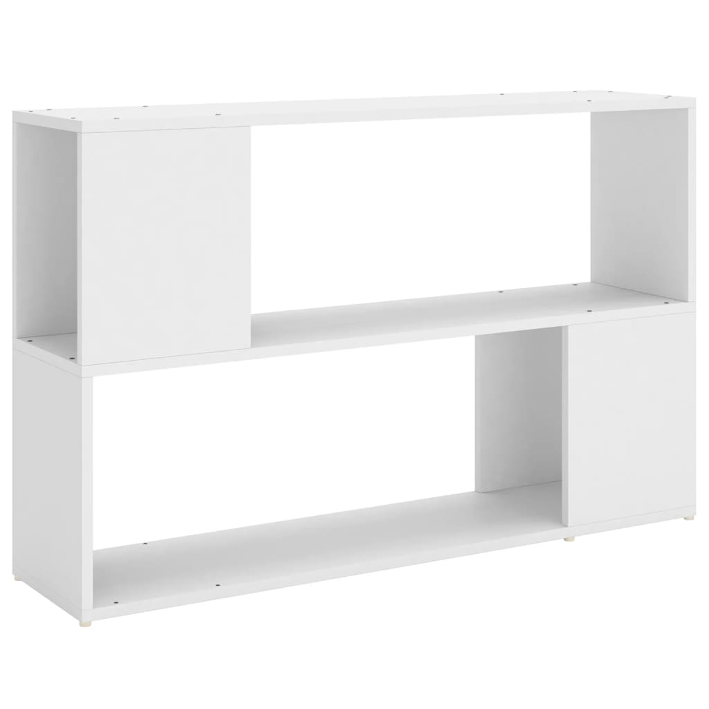 Bibliothèque blanche 100x24x63 cm matériau bois