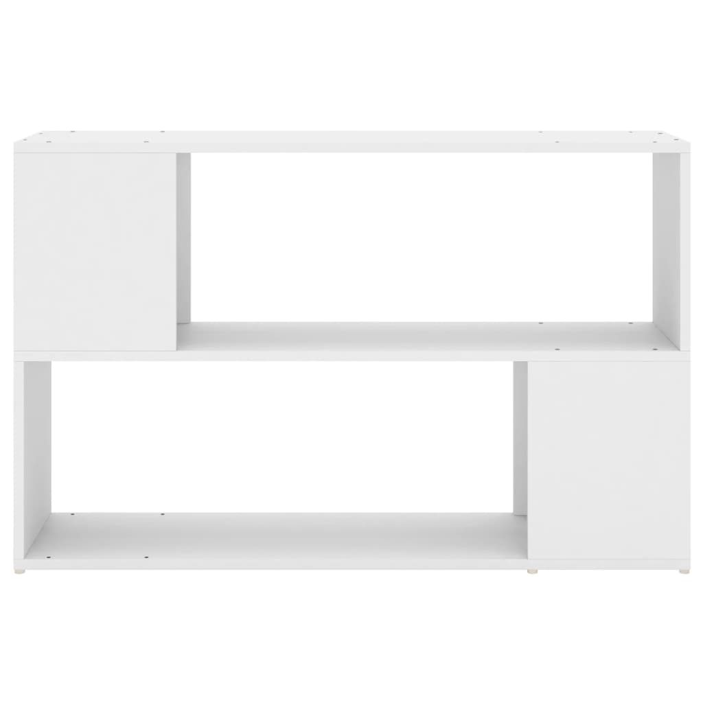 Bibliothèque blanche 100x24x63 cm matériau bois