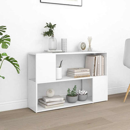 Bücherregal Weiß 100x24x63 cm Holzwerkstoff