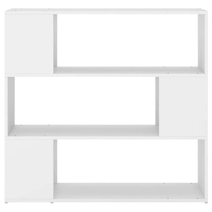 Bücherregal Raumteiler Weiß 100x24x94 cm
