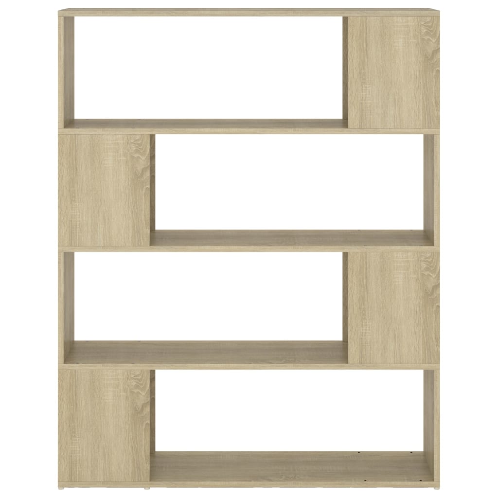 Bookcase Room Divider Sonoma Oak 100x24x124 cm