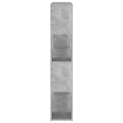 Bücherregal Raumteiler Betongrau 100x24x124 cm