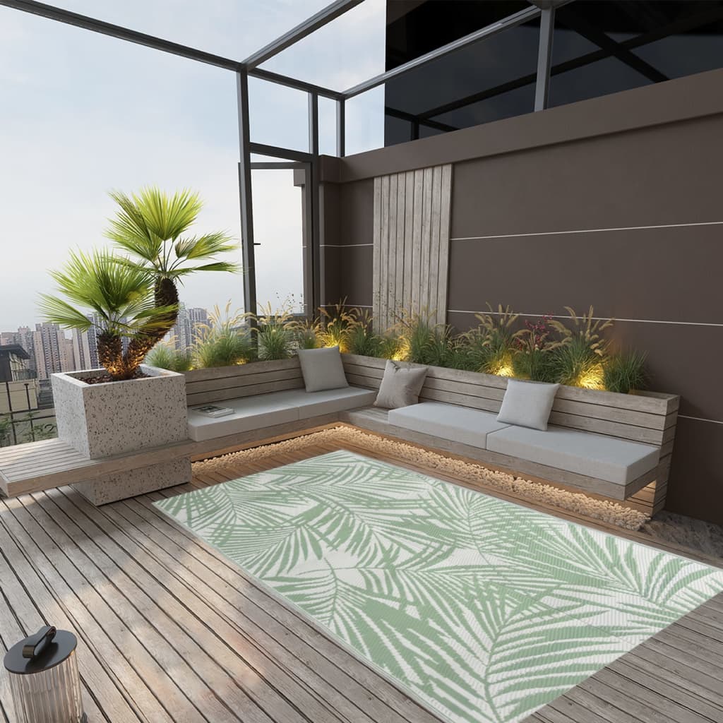 Outdoor rug ARAKIL Green 120x180 cm PP
