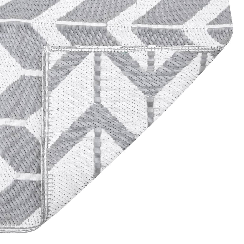 Outdoor carpet ARAKIL gray 160x230 cm PP
