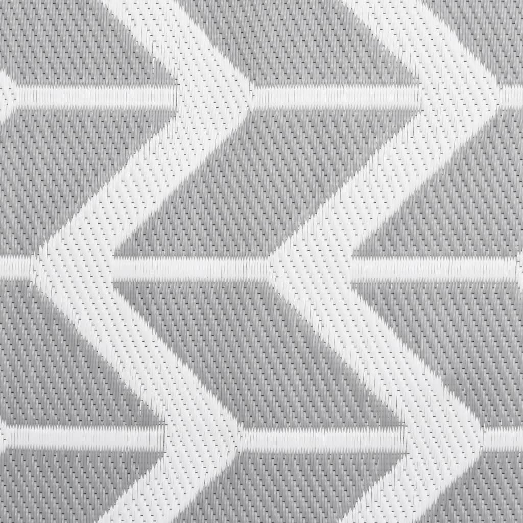 Outdoor carpet ARAKIL gray 160x230 cm PP