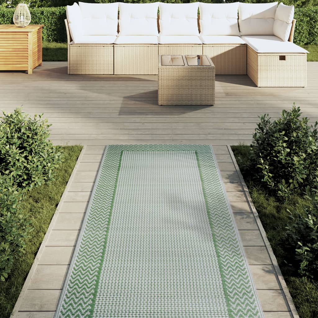 Outdoor-Teppich ARAKIL Grün 80x250 cm PP