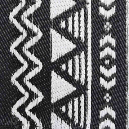 Outdoor-Teppich ARAKIL Schwarz 190x290 cm PP
