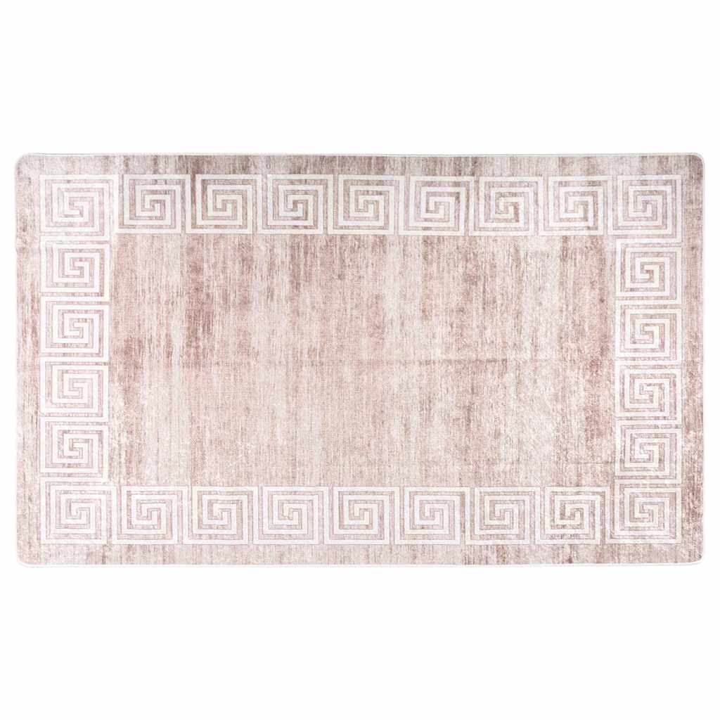 Teppich Waschbar Beige 120x180 cm