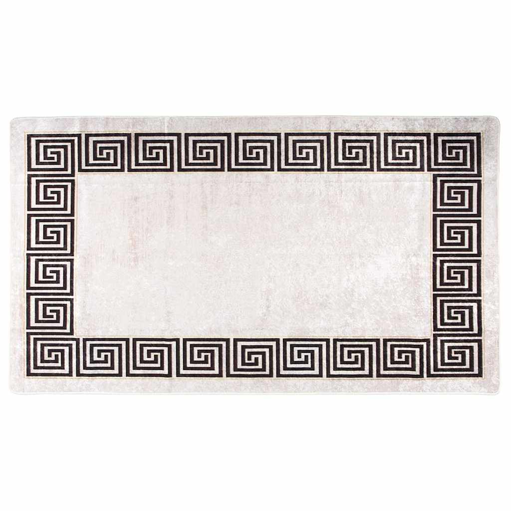 Teppich Waschbar 190x300 cm Hellbeige