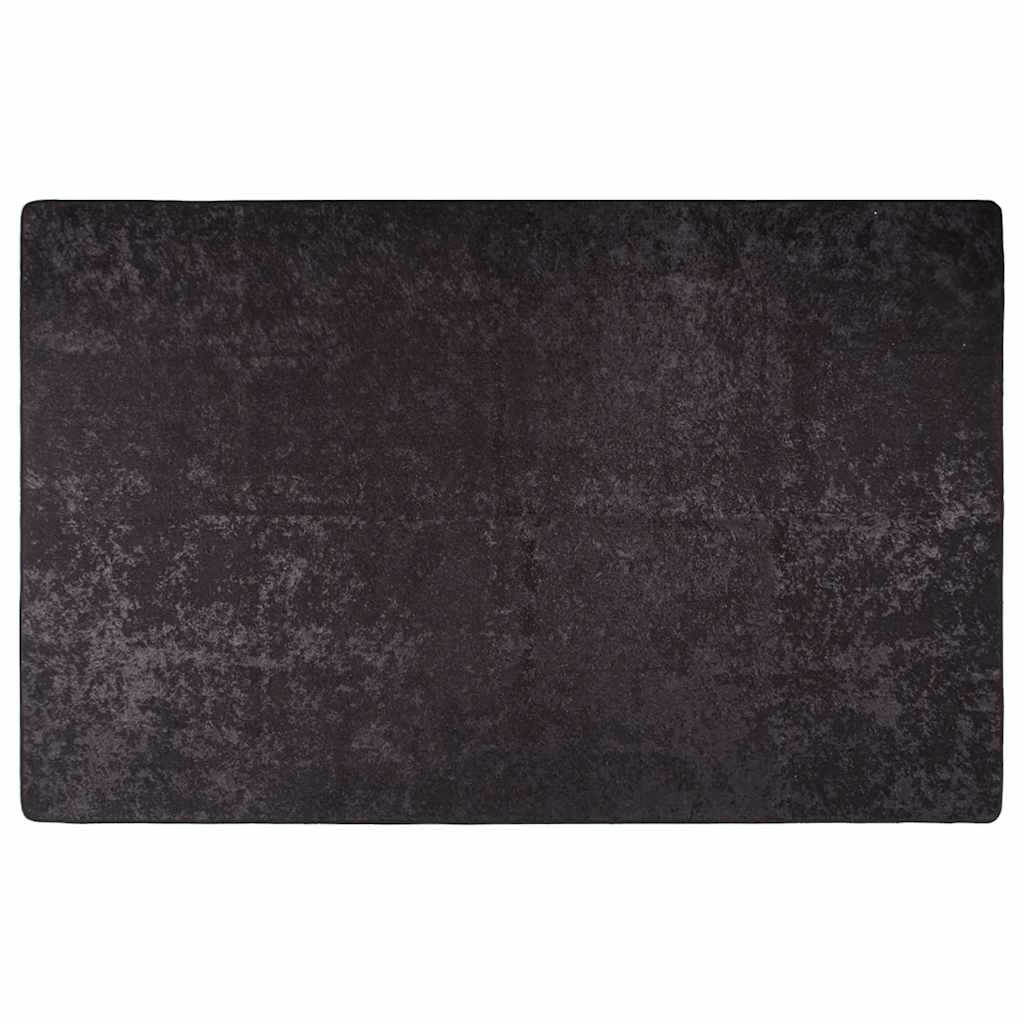 Tapis lavable 80x150 cm anthracite antidérapant