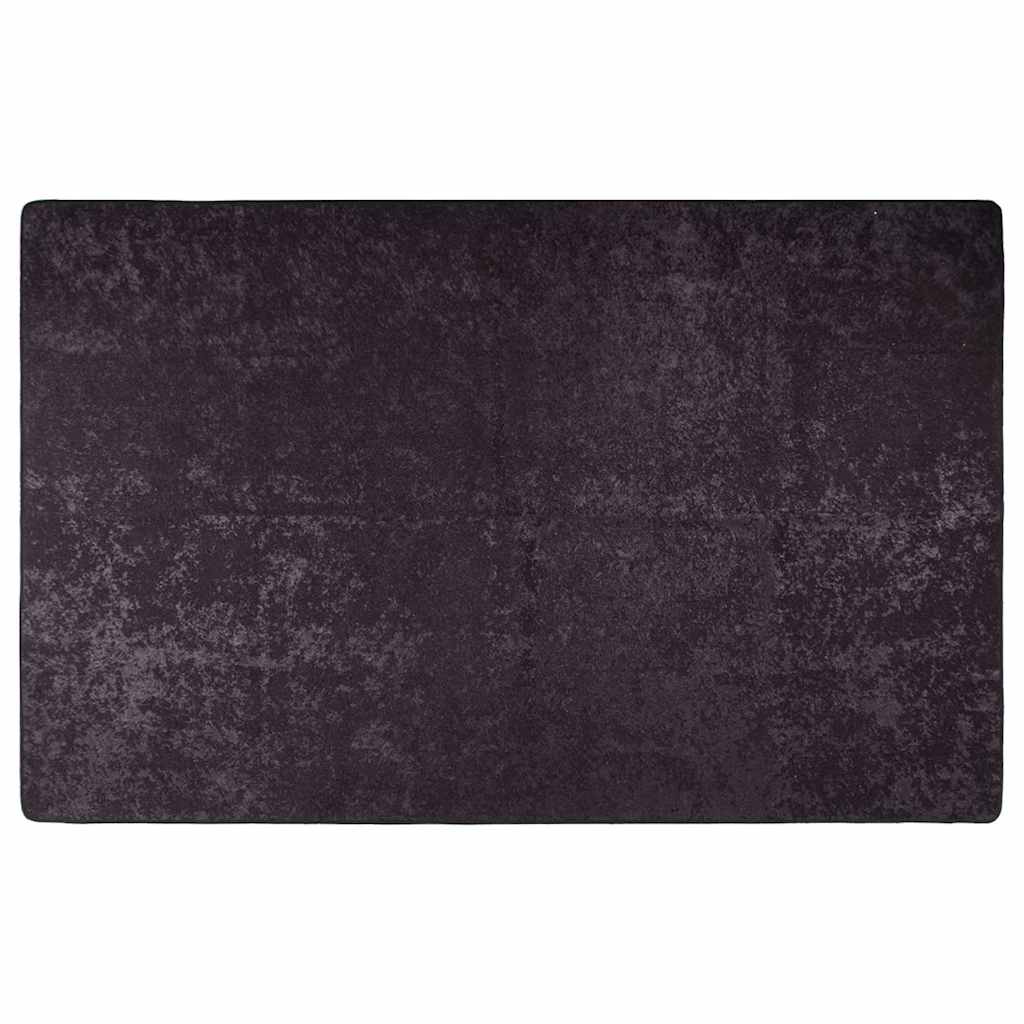 Teppich Waschbar 160x230 cm Anthrazit