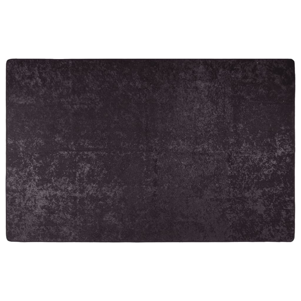 Tapis lavable 160x230 cm anthracite antidérapant