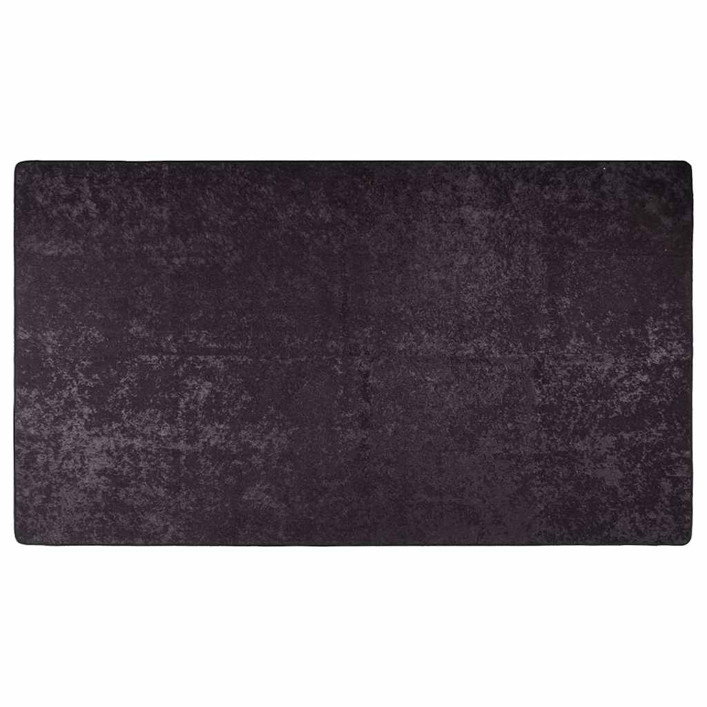 Teppich Waschbar 190x300 cm Anthrazit
