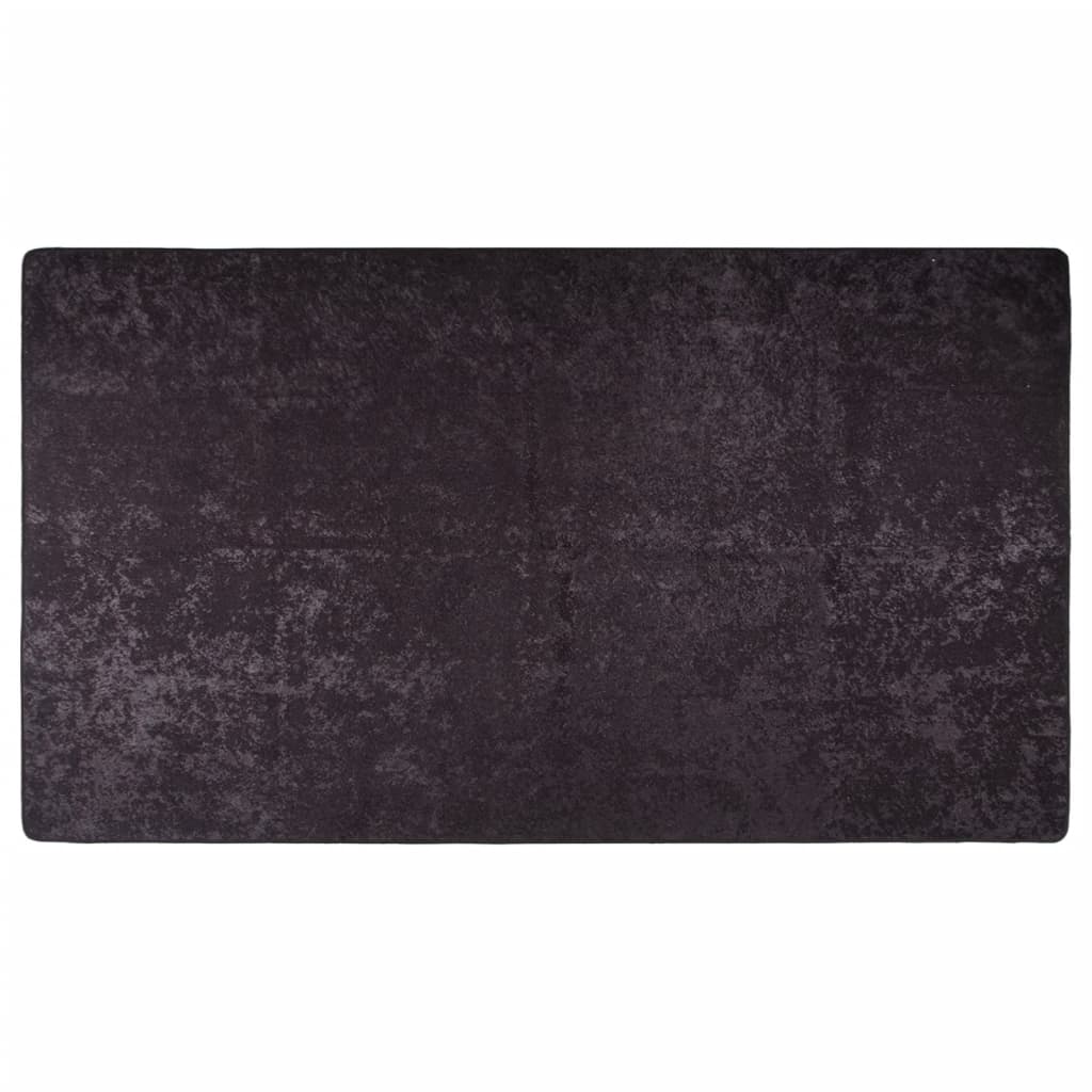 Tapis lavable 190x300 cm anthracite antidérapant